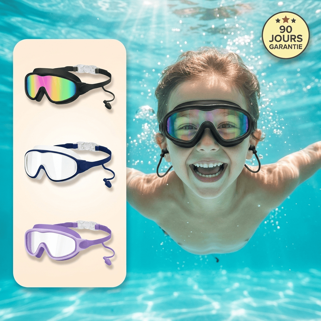 SplashVue™ – Masque de Piscine Enfant