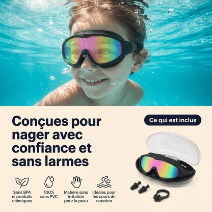 SplashVue™ – Masque de Piscine Enfant
